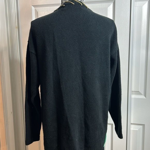 Work In Progress Ugly Christmas Sweater Open Cardigan M - Picture 4 of 5